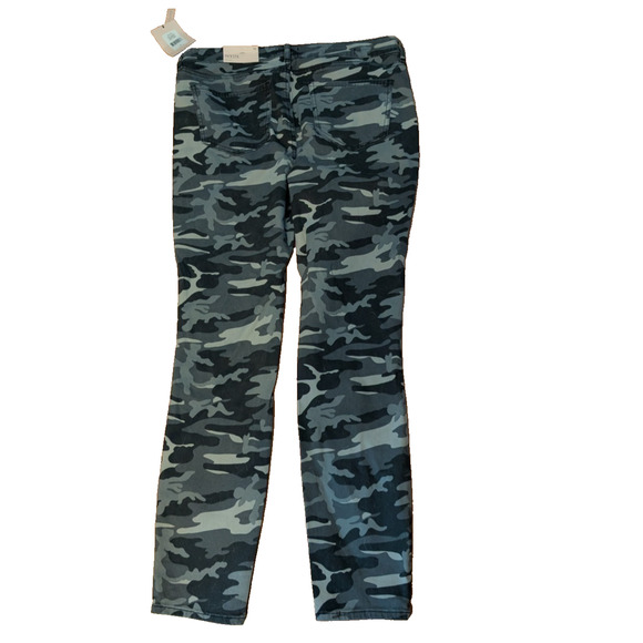 NYDJ Denim - NEW $129 NYDJ Ami Camo Skinny Jeans Grey Size 10 NWT